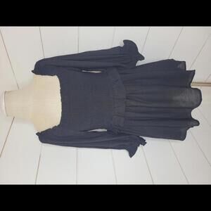 NWT Boutique Oddy black babydoll top. Bohemian